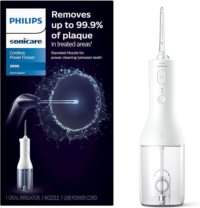 Philips Sonicare Power Flosser 2000 Cordless Oral Irrigator – PHLHX382211WHT - with | Sold by Uncle Wiener's Wholesale
