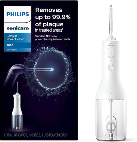 Philips Sonicare Power Flosser 2000 Cordless Oral Irrigator – PHLHX382211WHT - with | Sold by Uncle Wiener's Wholesale