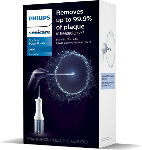 Philips Sonicare Power Flosser 2000 Cordless Oral Irrigator – PHLHX382211WHT - with | Sold by Uncle Wiener's Wholesale