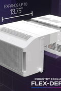 PHNT10CC Clearview Air Conditioner 10,300, Inverter Technology, Ultra Quiet, Medium Rooms up to 450 Sq. FT, Full Window View with Easy Installation, Energy - Efficient Cooling, 10300 BTU, White - with | Sold by Uncle Wiener's Wholesale