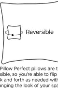 Pillow Perfect Indoor Finders Keepers Chair Pads, 2 Count (Pack of 1), Blue French - with Blue French | Sold by Uncle Wiener's Wholesale