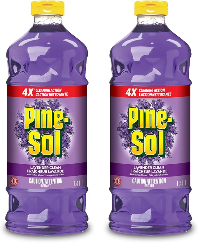 Pine - Sol Multi - Surface Cleaner Lavender 2 Pack 1.41L Liquid All Purpose Cleaner - with | Sold by Uncle Wiener's Wholesale