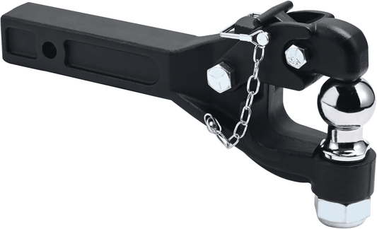 Pintle Hitch 2" Receiver Hook – Fits 2.5" to 3" Lunette Ring, 20,000 lbs, 2 - 5/16" Trailer Ball PH20K68 - with | Sold by Uncle Wiener's Wholesale