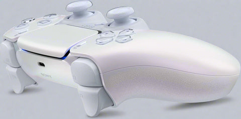 PlayStation DualSense Wireless Controller – Chroma Pearl – PS5 with Adaptive Triggers and Built-In Mic – Open Box