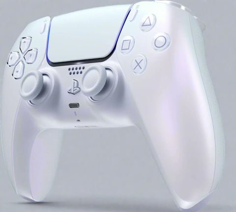 PlayStation DualSense Wireless Controller – Chroma Pearl – PS5 with Adaptive Triggers and Built-In Mic – Open Box