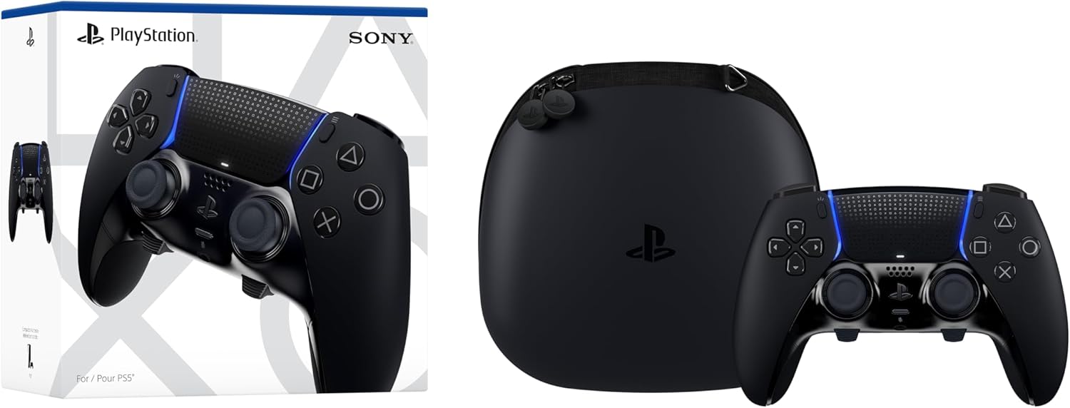 PlayStation DualSense Wireless Controller – For PlayStation 5 OPEN BOX - General Equipment with Black DualSense Edge | Sold by Uncle Wiener's Wholesale