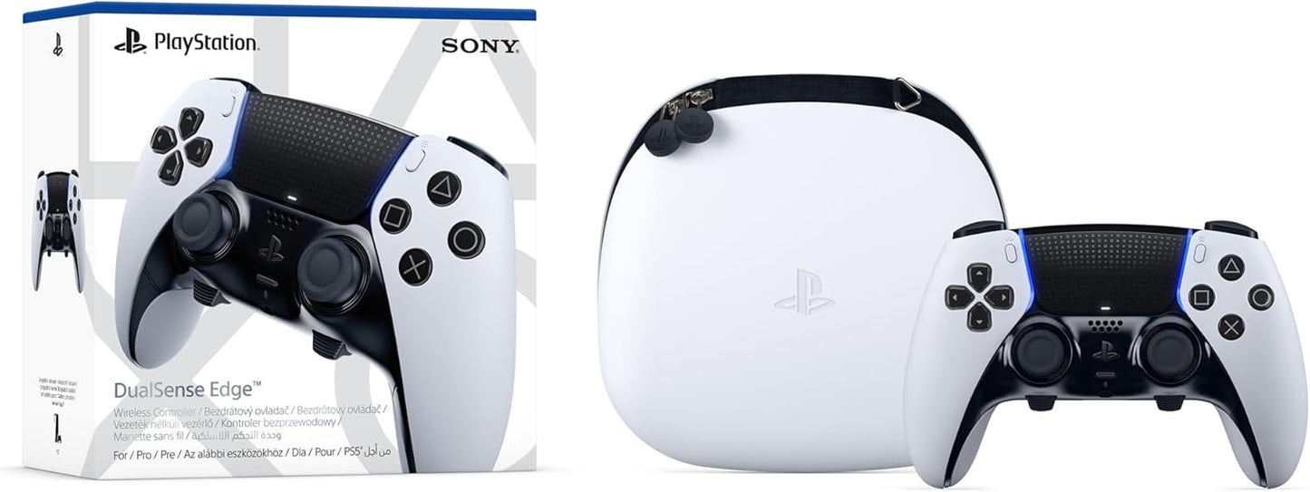 PlayStation DualSense Wireless Controller – For PlayStation 5 OPEN BOX - General Equipment with White DualSense Edge | Sold by Uncle Wiener's Wholesale