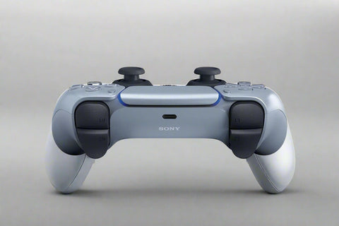 PlayStation DualSense Wireless Controller in Sterling Silver – Open Box PS5 Controller with Haptics and Adaptive Triggers