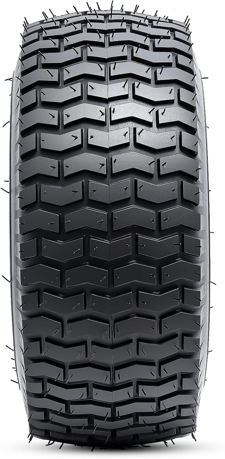 Pneumatic Tire & Yellow Rim Replacement Wheels 2 - Pack – Lawn Tractor, Riding Mower & Zero - Turn Assemblies (15×6.00 - 6, 16×6.5 - 8, 20×8.00 - 8) - with 15×6.00 - 6 Pneumatic Tire & Yellow Rim | Sold by Uncle Wiener's Wholesale