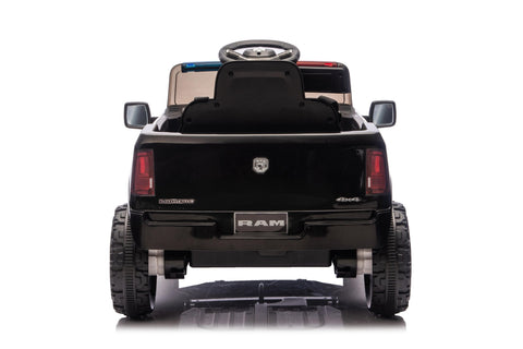 Police Cruiser Dodge RAM 3500 Licensed 24V Ride - On Truck – Remote Control, EVA Wheels, Leather Seat 2577PBK - with | Sold by Uncle Wiener's Wholesale
