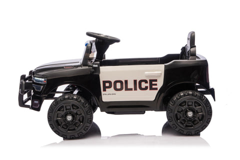 Police Cruiser Dodge RAM 3500 Licensed 24V Ride - On Truck – Remote Control, EVA Wheels, Leather Seat 2577PBK - with | Sold by Uncle Wiener's Wholesale