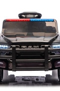 Police Cruiser Dodge RAM 3500 Licensed 24V Ride - On Truck – Remote Control, EVA Wheels, Leather Seat 2577PBK - with | Sold by Uncle Wiener's Wholesale