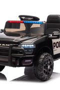 Police Cruiser Dodge RAM 3500 Licensed 24V Ride - On Truck – Remote Control, EVA Wheels, Leather Seat 2577PBK - with | Sold by Uncle Wiener's Wholesale