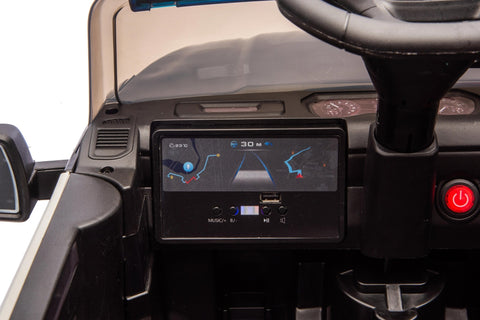 Police Cruiser Dodge RAM 3500 Licensed 24V Ride - On Truck – Remote Control, EVA Wheels, Leather Seat 2577PBK - with | Sold by Uncle Wiener's Wholesale