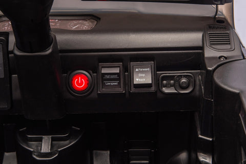 Police Cruiser Dodge RAM 3500 Licensed 24V Ride - On Truck – Remote Control, EVA Wheels, Leather Seat 2577PBK - with | Sold by Uncle Wiener's Wholesale