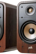 Polk Signature Elite ES20 Bookshelf Speaker - Hi - Res Audio Certified, Dolby Atmos & DTS:X Compatible, 1 Inch Tweeter & 6.5 Inch Woofer, Power Port Technology for Effortless Bass (Pair, Contemporary - with | Sold by Uncle Wiener's Wholesale