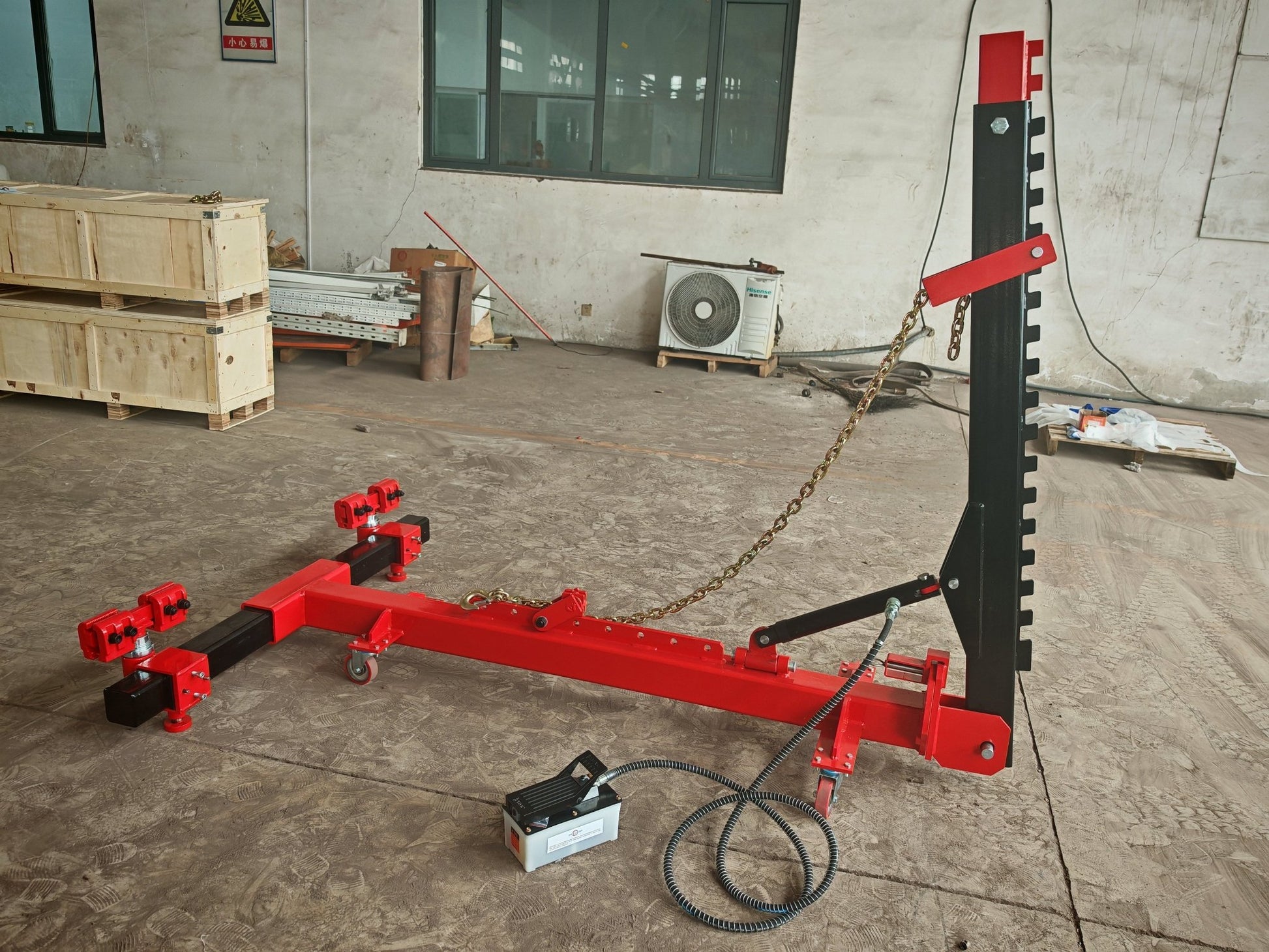 Portable 10 - Ton Auto Body Frame Straightener with Air Pump | Model F1000 - with | Sold by Uncle Wiener's Wholesale