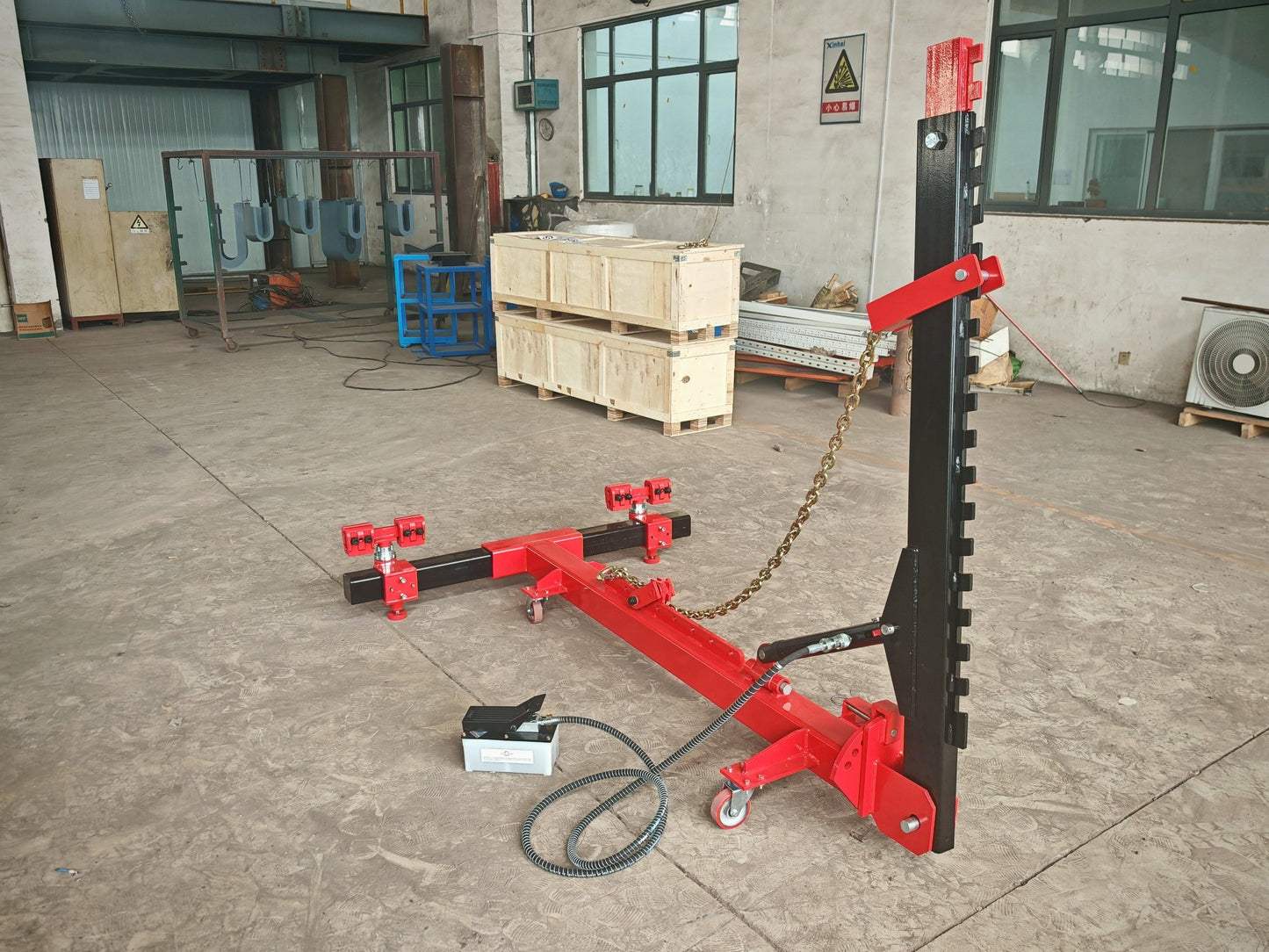 Portable 10 - Ton Auto Body Frame Straightener with Air Pump | Model F1000 - with | Sold by Uncle Wiener's Wholesale