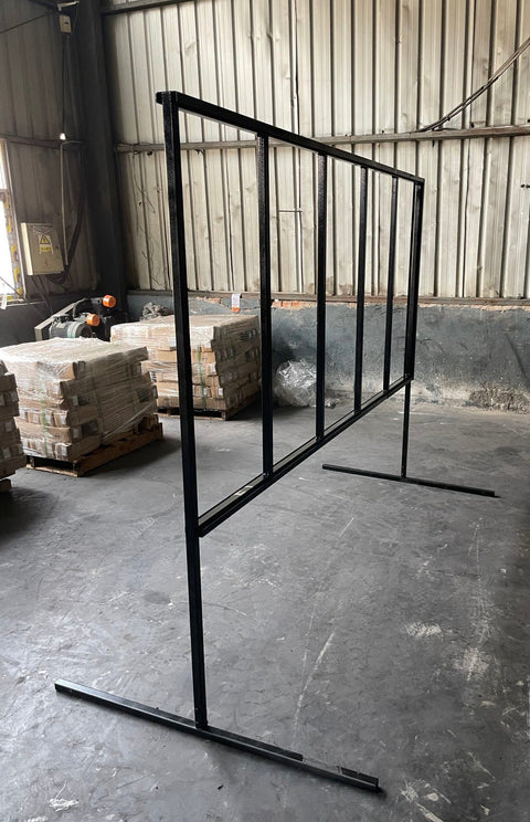 Portable 4×8 Ft Metal Sign Frame – Heavy - Duty Outdoor Display Frame for 4×8 Sign Boards – Easy Setup & Reusable - with 6.33 FT X 8.19 FT | Sold by Uncle Wiener's Wholesale