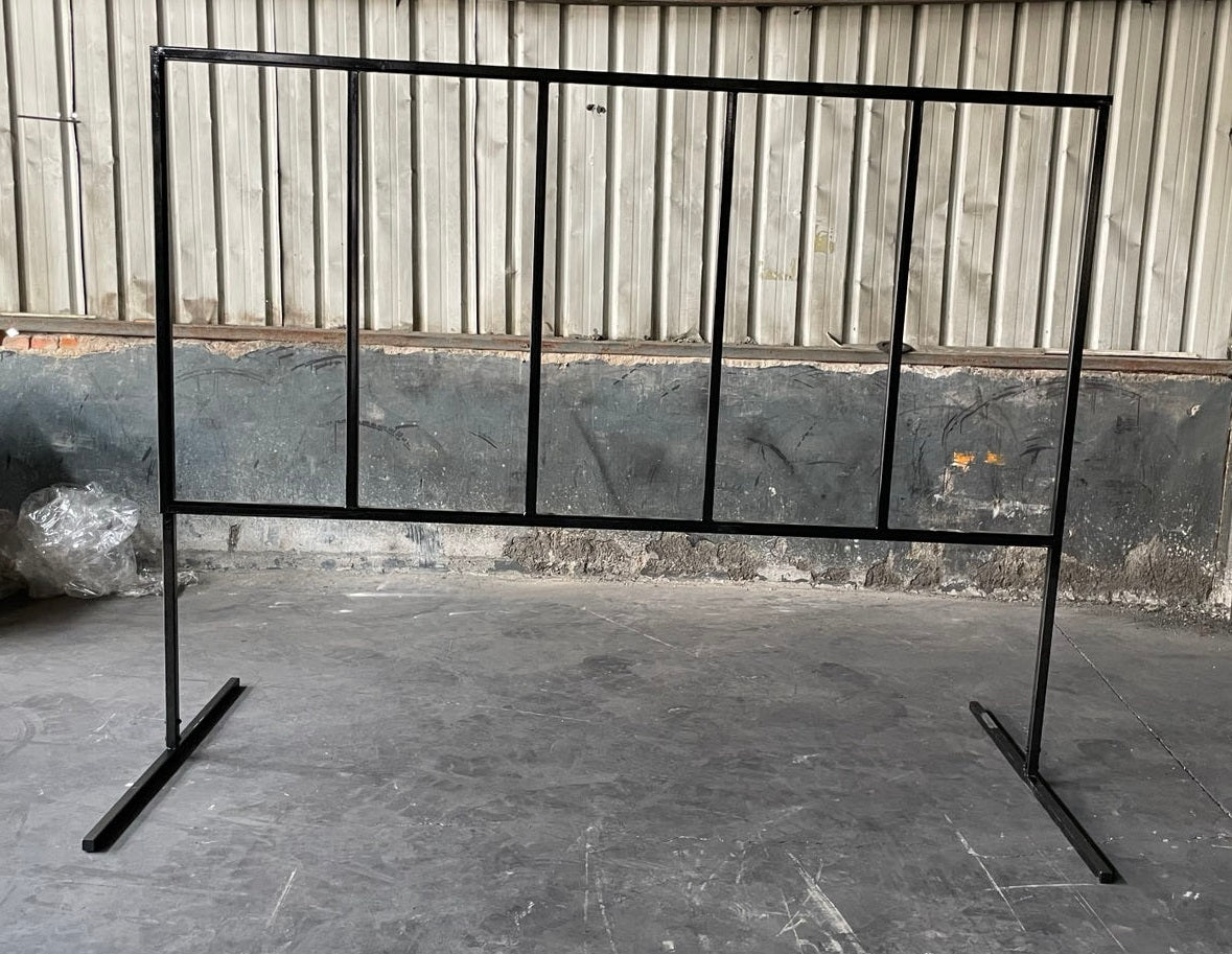 Portable 4×8 Ft Metal Sign Frame – Heavy - Duty Outdoor Display Frame for 4×8 Sign Boards – Easy Setup & Reusable - with 6.33 FT X 8.19 FT | Sold by Uncle Wiener's Wholesale