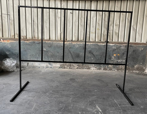 Portable 4×8 Ft Metal Sign Frame – Heavy - Duty Outdoor Display Frame for 4×8 Sign Boards – Easy Setup & Reusable - with 6.33 FT X 8.19 FT | Sold by Uncle Wiener's Wholesale