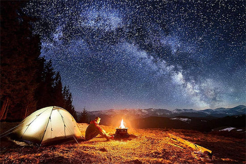 Portable 52,000 BTU Propane Fire Pit – with Lava Rocks & Grill for Camping BBQ | G6501O - with | Sold by Uncle Wiener's Wholesale