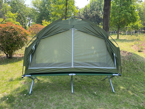 Portable Camping Cot Tent Combo with Sleeping Bag & Mattress – TS089 - with | Sold by Uncle Wiener's Wholesale