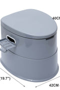 Portable Camping Toilet with 1.3 Gal Inner Bucket – Travel - with | Sold by Uncle Wiener's Wholesale