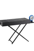 Portable Charcoal BBQ Grill with Blower – 12″x35″ Folding Steel Camping Grill for Outdoor Cooking – 250612C - with | Sold by Uncle Wiener's Wholesale