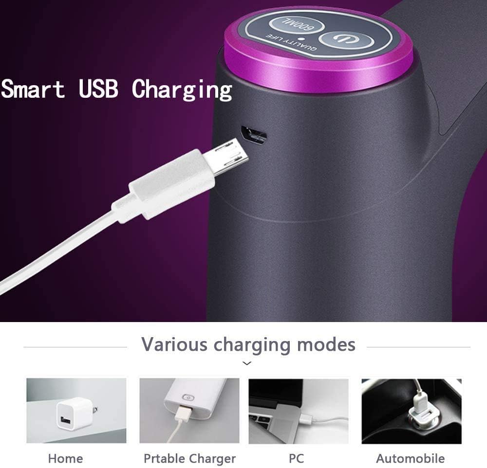 Portable Electric Water Bottle Pump for 3–5 Gallon Jugs USB Rechargeable Auto Shut - Off Dispenser WDP35U - with | Sold by Uncle Wiener's Wholesale