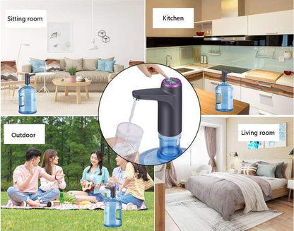 Portable Electric Water Bottle Pump for 3–5 Gallon Jugs USB Rechargeable Auto Shut - Off Dispenser WDP35U - with | Sold by Uncle Wiener's Wholesale