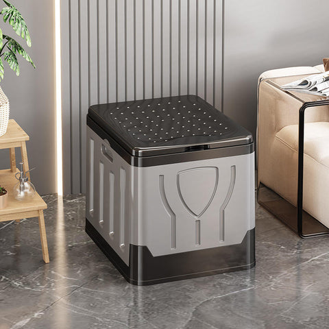 Portable Folding Plastic Toilet – Compact Outdoor & Camping Commode PFT291BK - with | Sold by Uncle Wiener's Wholesale