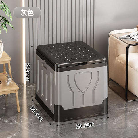 Portable Folding Plastic Toilet – Compact Outdoor & Camping Commode PFT291BK - with | Sold by Uncle Wiener's Wholesale