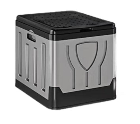 Portable Folding Plastic Toilet – Compact Outdoor & Camping Commode PFT291BK - with | Sold by Uncle Wiener's Wholesale