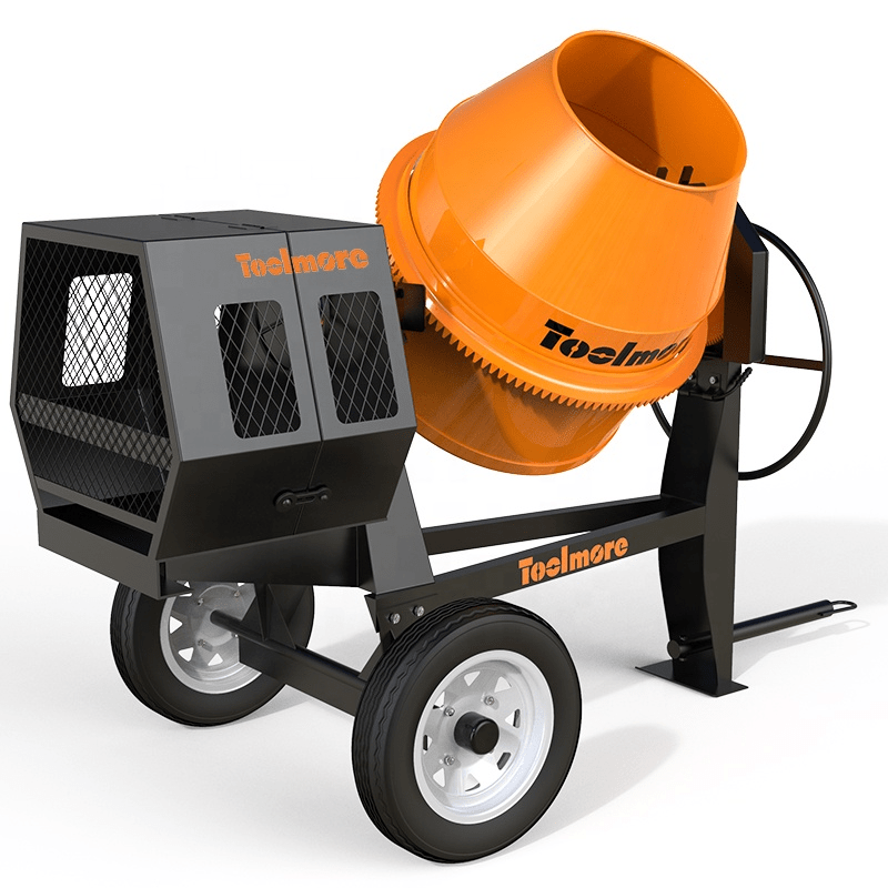 Portable Gas Concrete Mixer – 350L & 500L Heavy - Duty Drum Mixer with LIFAN Engine - with 350L Portable Gas Concrete Mixer | Sold by Uncle Wiener's Wholesale