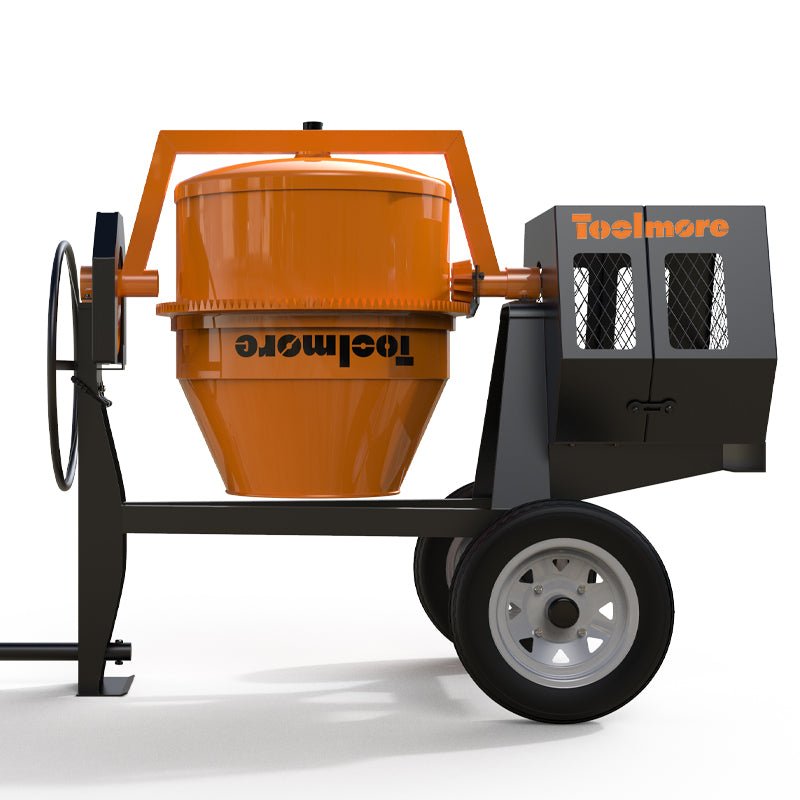 Portable Gas Concrete Mixer – 350L & 500L Heavy - Duty Drum Mixer with LIFAN Engine - with 500L Portable Gas Concrete Mixer | Sold by Uncle Wiener's Wholesale