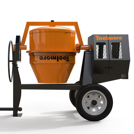 Portable Gas Concrete Mixer – 350L & 500L Heavy - Duty Drum Mixer with LIFAN Engine - with 500L Portable Gas Concrete Mixer | Sold by Uncle Wiener's Wholesale