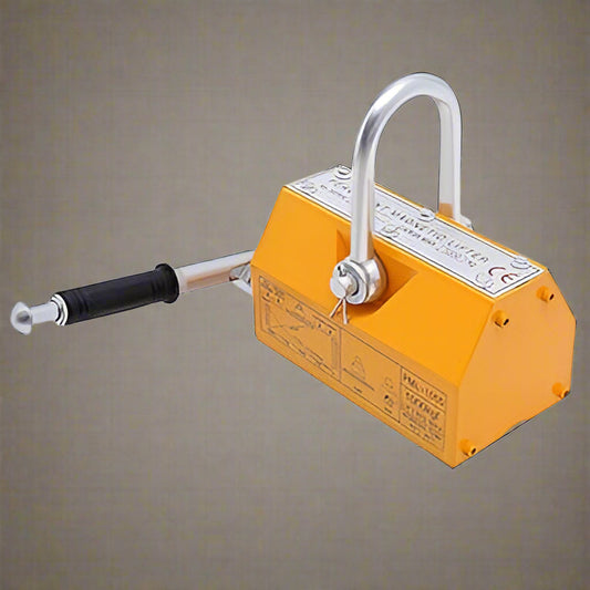 PORTABLE HEAVY - DUTY MAGNETIC PLATE LIFTER – CRANE HOIST FOR STEEL & METAL HANDLING - with 3000 KG | Sold by Uncle Wiener's Wholesale