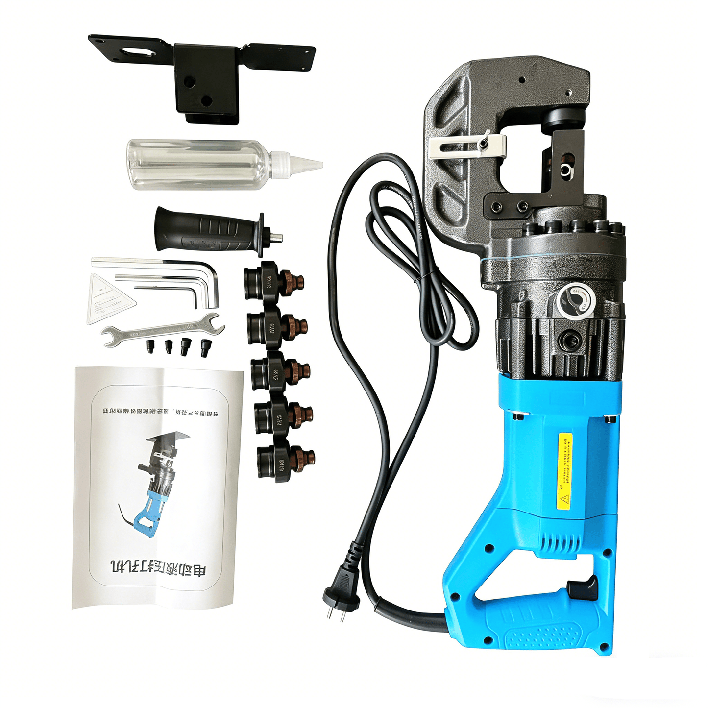 Portable Hydraulic Hole Punching Machine – Electric Metal Punch Tool | SKU 215554 - Hand Tools with | Sold by Uncle Wiener's Wholesale