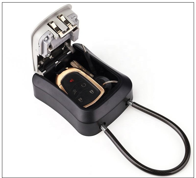Portable Key Safe Lock Box Aluminium Alloy Hanging Lock Case 4.5″×3.7″×1.6″ M8962 - with | Sold by Uncle Wiener's Wholesale