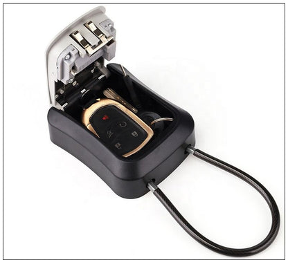 Portable Key Safe Lock Box Aluminium Alloy Hanging Lock Case 4.5″×3.7″×1.6″ M8962 - with | Sold by Uncle Wiener's Wholesale