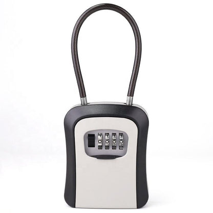 Portable Key Safe Lock Box Aluminium Alloy Hanging Lock Case 4.5″×3.7″×1.6″ M8962 - with | Sold by Uncle Wiener's Wholesale