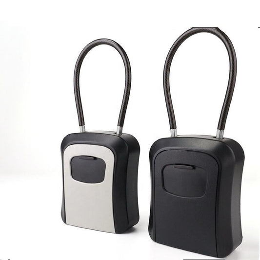Portable Key Safe Lock Box Aluminium Alloy Hanging Lock Case 4.5″×3.7″×1.6″ M8962 - with | Sold by Uncle Wiener's Wholesale