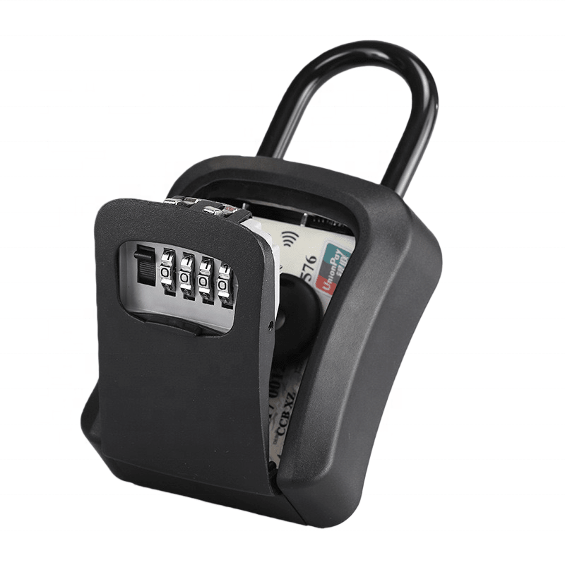 Portable Key Safe Lock Box Aluminium Alloy Hanging Lock Case 4.5″×3.7″×1.6″ M8962 - with | Sold by Uncle Wiener's Wholesale