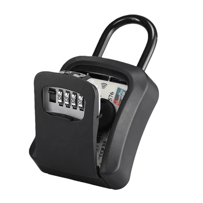 Portable Key Safe Lock Box Aluminium Alloy Hanging Lock Case 4.5″×3.7″×1.6″ M8962 - with | Sold by Uncle Wiener's Wholesale