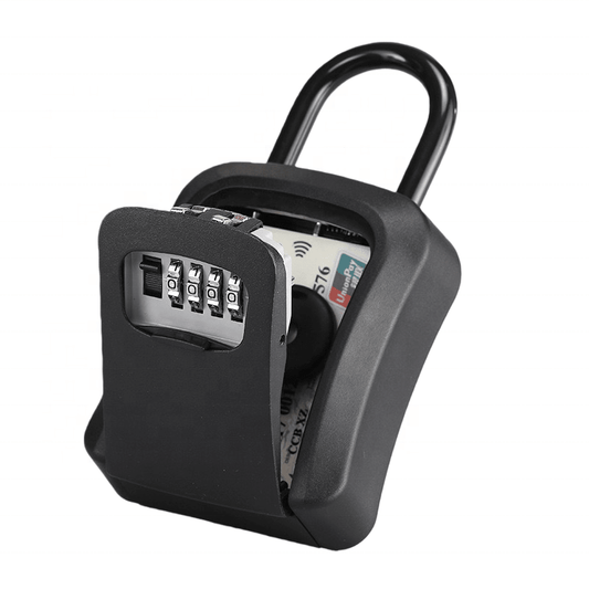 Portable Key Safe Lock Box Aluminium Alloy Hanging Lock Case 4.5″×3.7″×1.6″ M8962 - with | Sold by Uncle Wiener's Wholesale