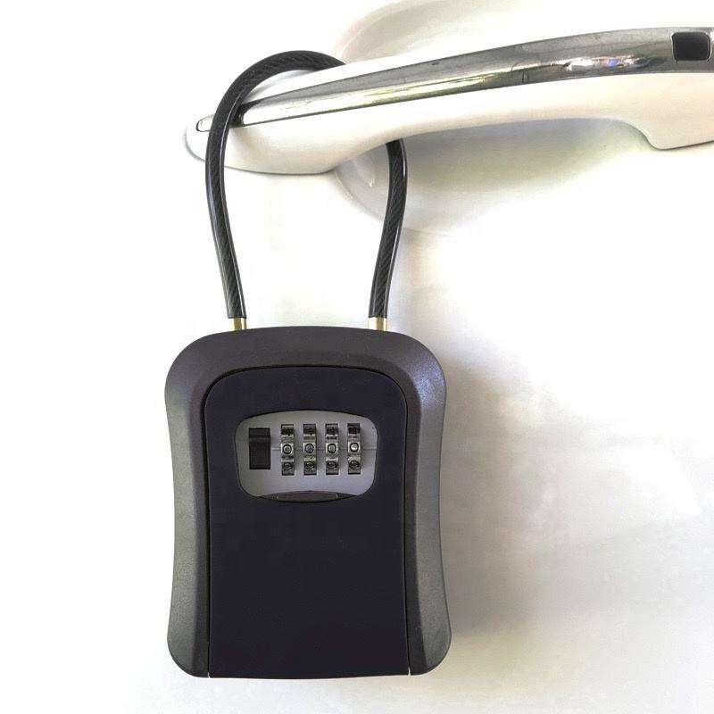 Portable Key Safe Lock Box Aluminium Alloy Hanging Lock Case 4.5″×3.7″×1.6″ M8962 - with | Sold by Uncle Wiener's Wholesale