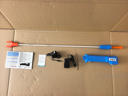 Portable Livestock Driving Stick – 120 cm (47") Electric Cattle Prod, 4400mAh Rechargeable – PPP0120 - with | Sold by Uncle Wiener's Wholesale