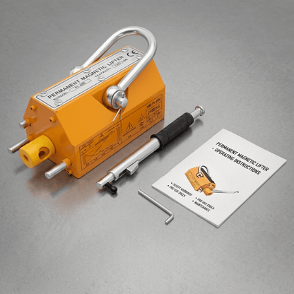 Portable Magnetic Plate Lifter – Heavy - Duty Steel & Metal Crane Hoist - Furniture with 1000 KG | Sold by Uncle Wiener's Wholesale