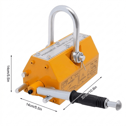 Portable Magnetic Plate Lifter – Heavy - Duty Steel & Metal Crane Hoist - Furniture with 2000 KG | Sold by Uncle Wiener's Wholesale